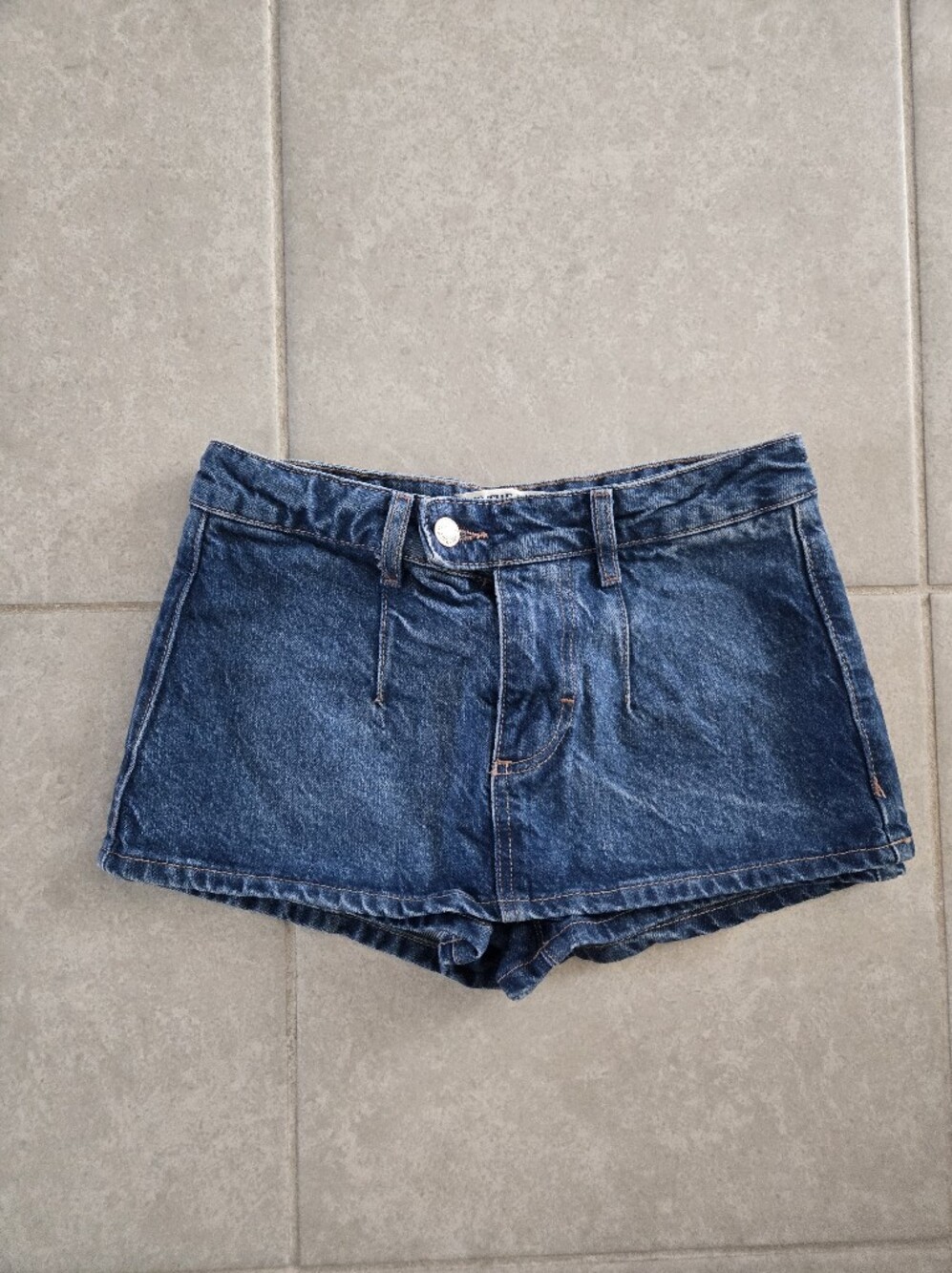 We The Free Dark Blue Denim Shorts for Women